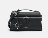 PEDR* - Alyssa Leather Shoulder Bag - Black - (AD-MAY26-JF)