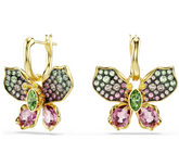 Swar*vski - Mixed cuts, Pavé, Butterfly, Multicolored, Gold-tone plated- 5709953 (2026 PACKAGING)