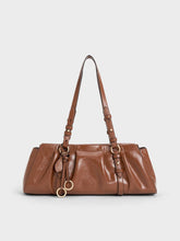 Charles & Ke*th - Britton Elongated Shoulder Bag - Chocolate (AD-SEP16-PT)