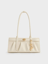 Charles & Ke*th - Isolde Belted Ruched Shoulder Bag - Cream (AD-SEP16-PT)