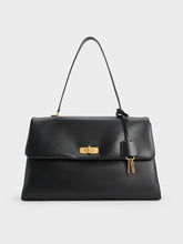 Charles & Ke*th - Kerry Top Handle Satchel Bag - Black (AD-JUN13-PT)
