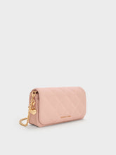 Charles & Ke*th - Arrietty Quilted Wallet On Chain - Light Pink with box (AD-JUN13-PT)