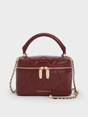 Charles & Ke*th - Arwen Quilted Vanity Bag - Black (AD-JUN13-PT)