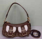 C*ACH - Ashton Shoulder Bag -Signature Brown- (AD-JUN26-JFRCO)