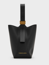 Charles & Ke*th -Edna Bucket Bag - Black -(AD-JUN26-JFR)
