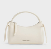 Charles & Ke*th - Hazel Bow Top Handle Bag - Cream (AD-MAY26-JF)