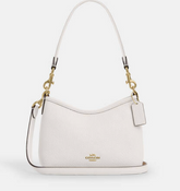 C*ACH -Laurel Small Shoulder Bag -White- (AD-JUN26-JFRCO)