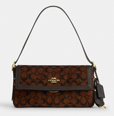 C*ACH - Etta Small Flap Shoulder Bag -Signature Chenille- (AD-JUN26-JFRCO)