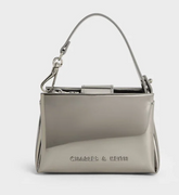 Charles & Ke*th - Bosie Metallic Micro Bag - Pewter-(AD-JUN26-JFR)
