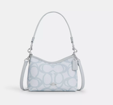 C*ACH - Laur*l Small Shoulder Bag In Sketch Signature Canvas (AD-JAN26-PT)