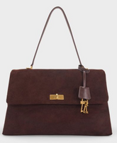 Charles & Ke*th - Women's Handle Satchel Bag-Burgundy- (AD-MAY26-JF)