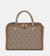 Gues* - Orlina 4G logo handbag - Brown (AD-DEC-ANW-LH-SA)