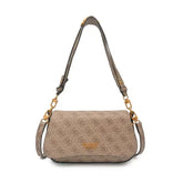 Gues* - Guess Noelle Shoulder Bag - BROWN (NB)