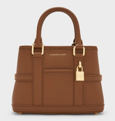 Charles & Ke*th - Mini Scottie Tote Bag - Cognac (AD-JUN26-JFR)