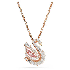 Swar*vski -Swan pendant Mixed cuts, Swan, pink-5732414 (2026 PACKAGING)
