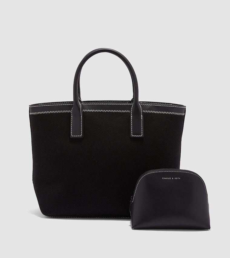 Charles & Ke*th - Canvas Double Handle Tote Bag (AD-NOV-LT)