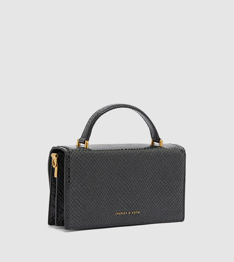 Charles & Ke*th -  Top Handle Chain Link Long Wallet - Green(Minor defect)