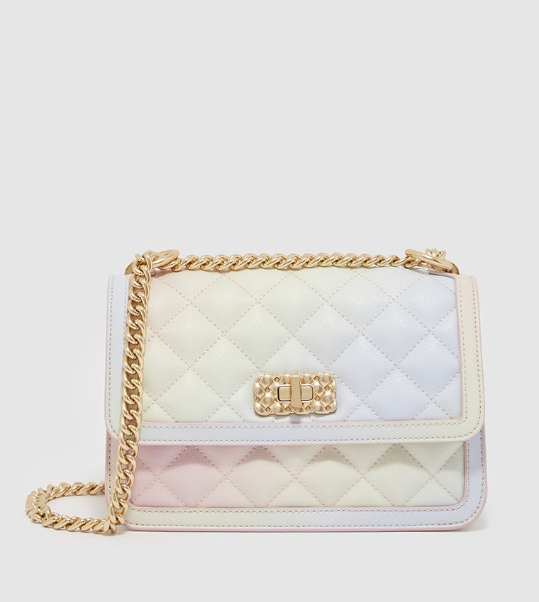 Charles & Ke*th - Micaela Quilted Chain Bag - MULTI (AD-NOV-LT)