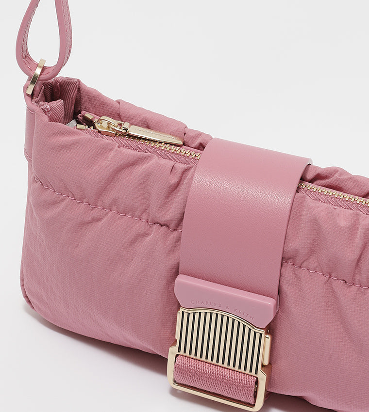 Charles & Ke*th - (MINOR DEFECT) Aspen Ruched Phone Pouch - Pink (NB)