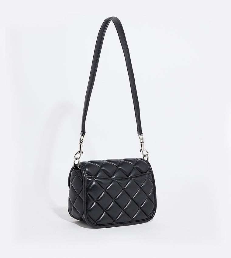 Charles & Ke*th - Cressida Quilted Crossbody Bag - Cream (AD-May)