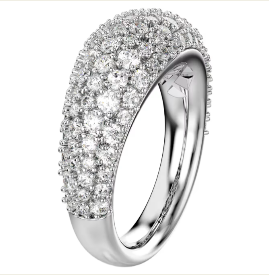 Swar*vski - White, Rhodium plated-5737595