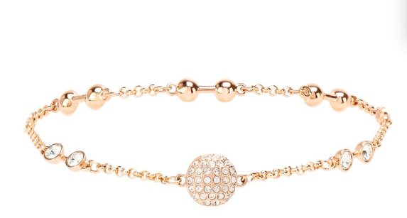 Swar*vski - Remix Rose Gold Plated Carrier Bracelet-5435651
