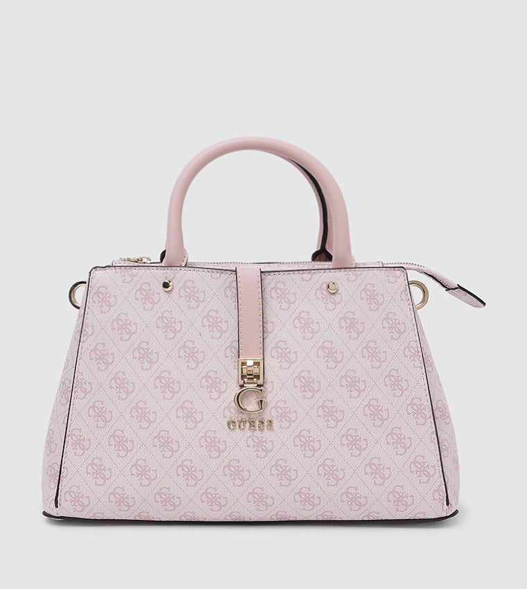 Gues* - Zamira 4G Logo Handbag - Pink (AD-August)