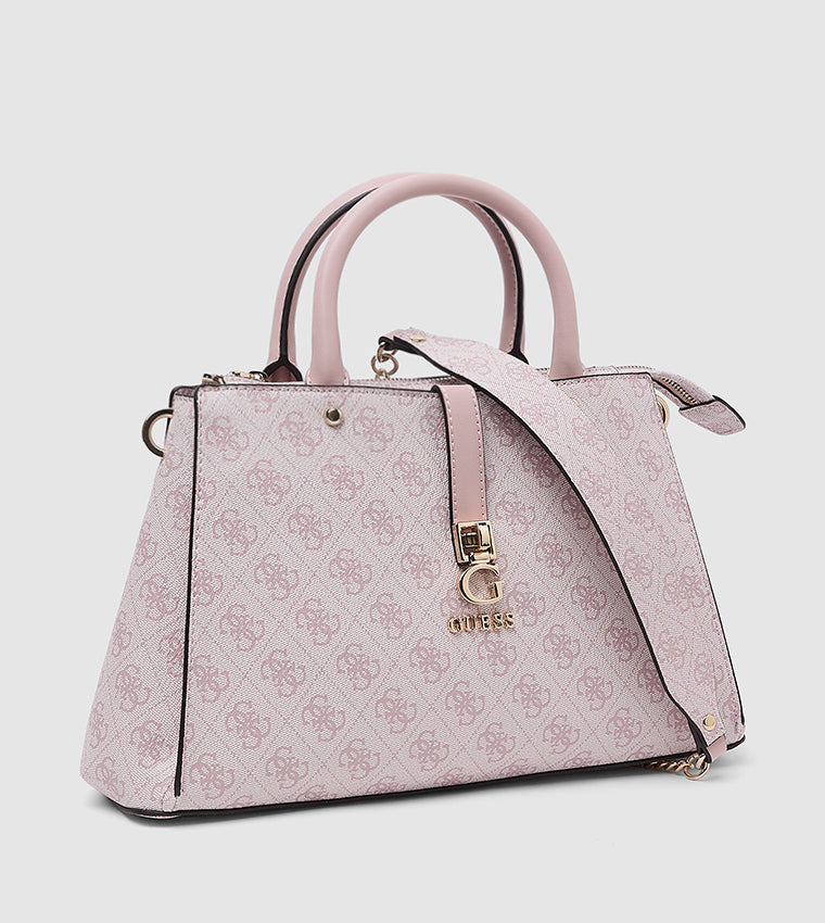 Gues* - Zamira 4G Logo Handbag - Pink (AD-August)