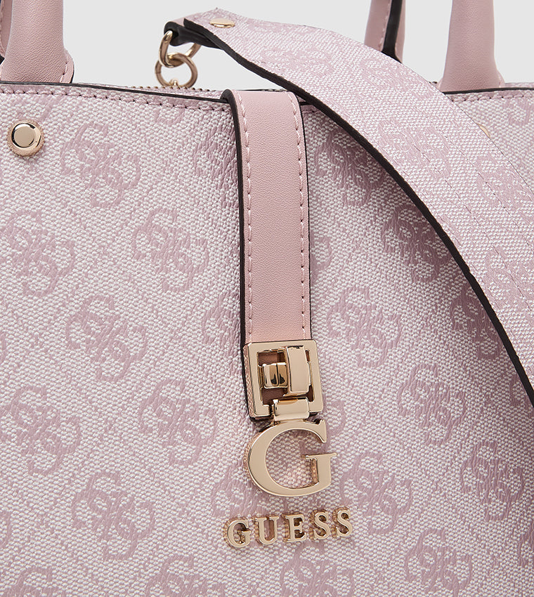 Gues* - Zamira 4G Logo Handbag - Pink (AD-August)
