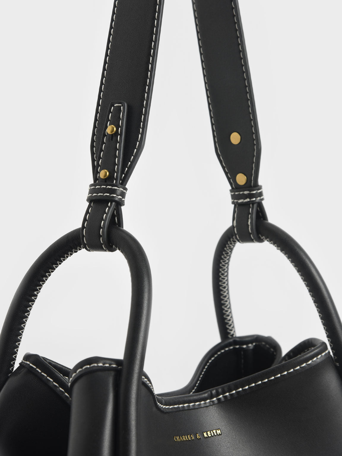 Charles & Ke*th - Tubular Slouchy Tote Bag - Black (AD-Sep)