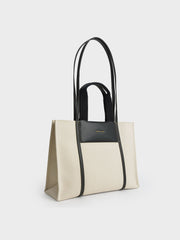 Charles & Ke*th - Shalia Canvas Tote Bag - Multi - Mid-Nov