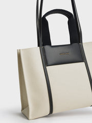 Charles & Ke*th - Shalia Canvas Tote Bag - Multi - Mid-Nov