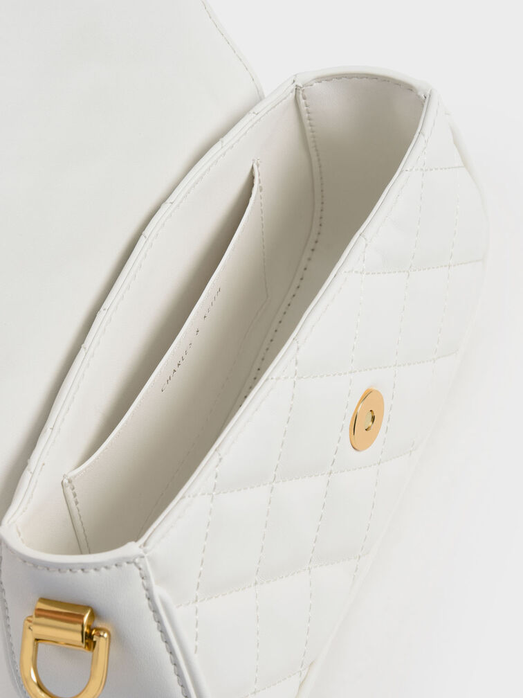 Charles & Ke*th - Este Chain Handle Bag - White - EID SPECIAL-MINOR DEFECT (NB)