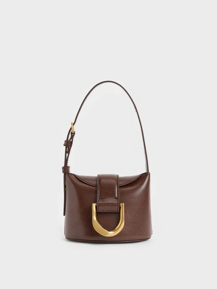 Charles & Ke*th - Gabine Bucket Bag - Chocolate