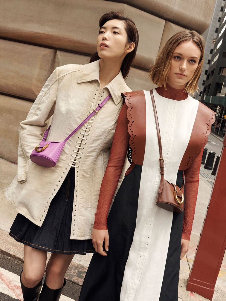 Charles & Ke*th - Gabine Bucket Bag - Chocolate