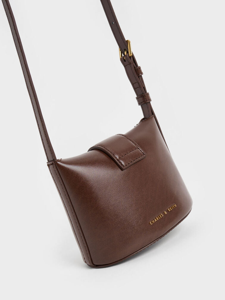 Charles & Ke*th - Gabine Bucket Bag - Chocolate