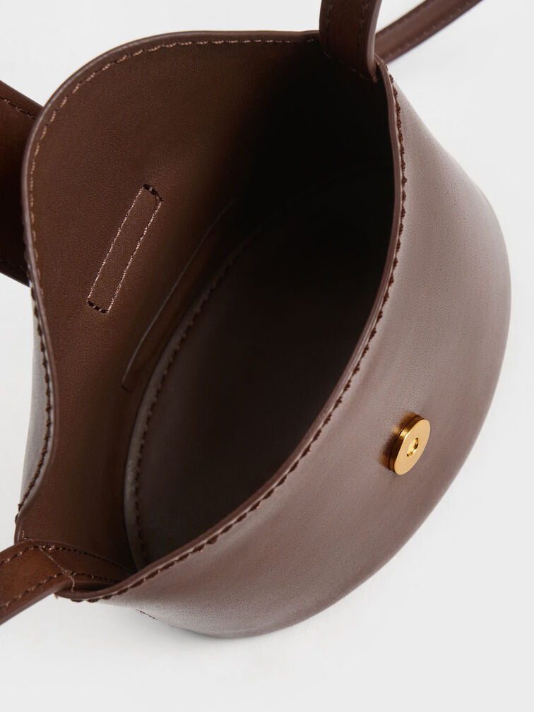 Charles & Ke*th - Gabine Bucket Bag - Chocolate