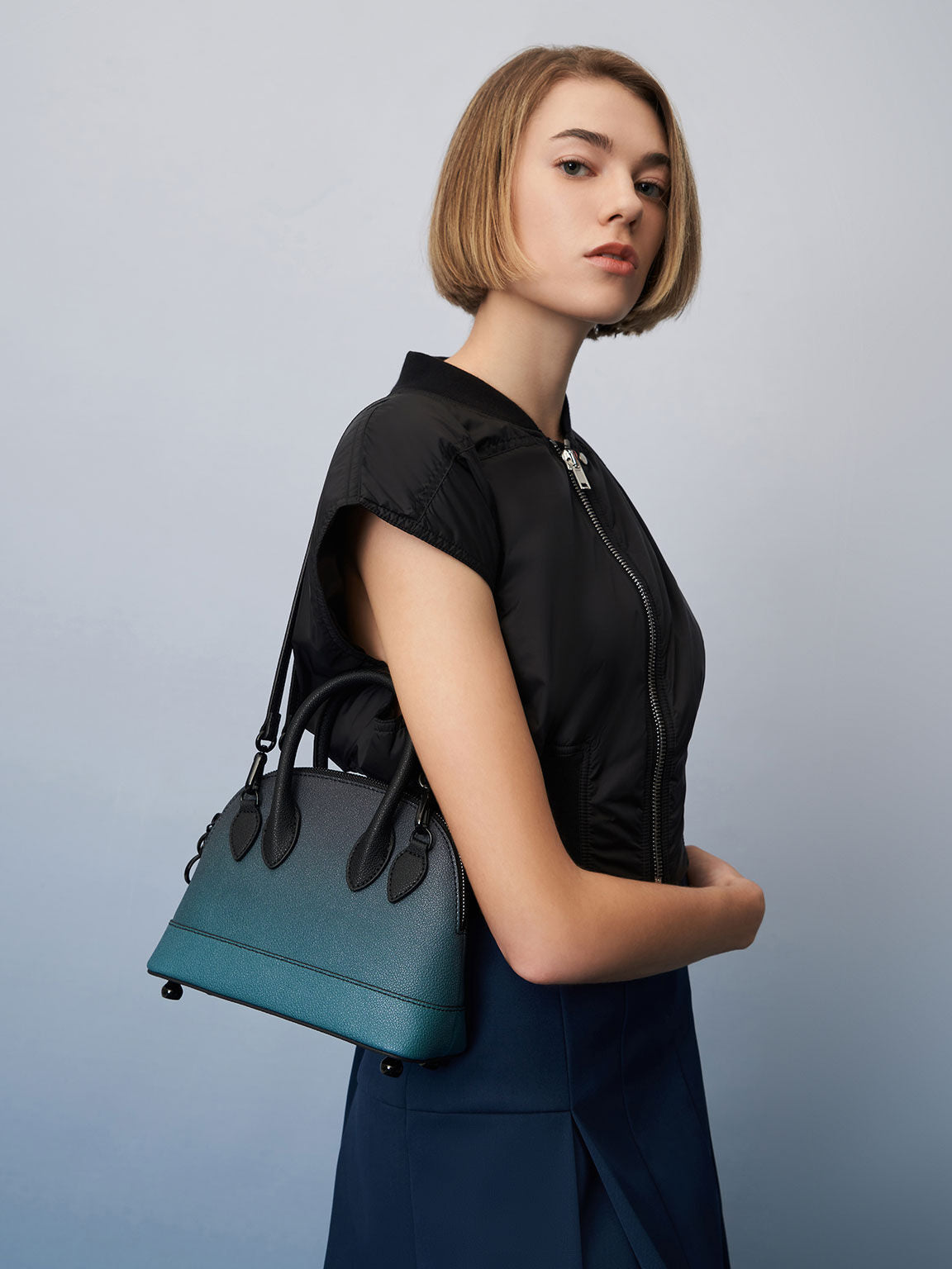 Charles & Ke*th -  Harmonee Bowling Top Handle Bag - MULTI-(NB)
