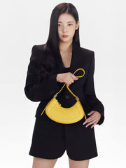 Charles & Ke*th - Petra Curved Shoulder Bag - Yellow