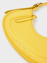 Charles & Ke*th - Petra Curved Shoulder Bag - Yellow