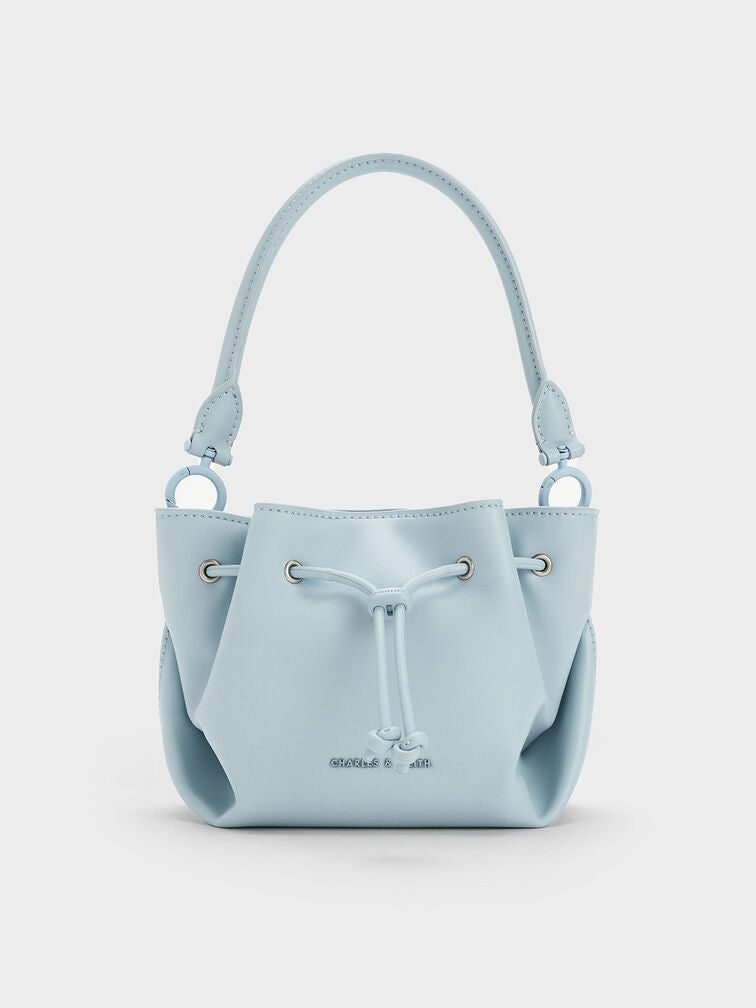 Charles & Ke*th -  (MINOR DEFECT) Boaz Drawstring Top Handle Bag - pink (NB) 14 AUGUST SALE