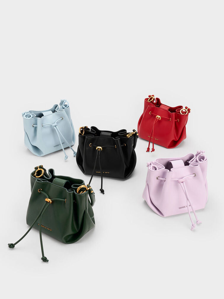 Charles & Ke*th -  (MINOR DEFECT) Boaz Drawstring Top Handle Bag - pink (NB) 14 AUGUST SALE