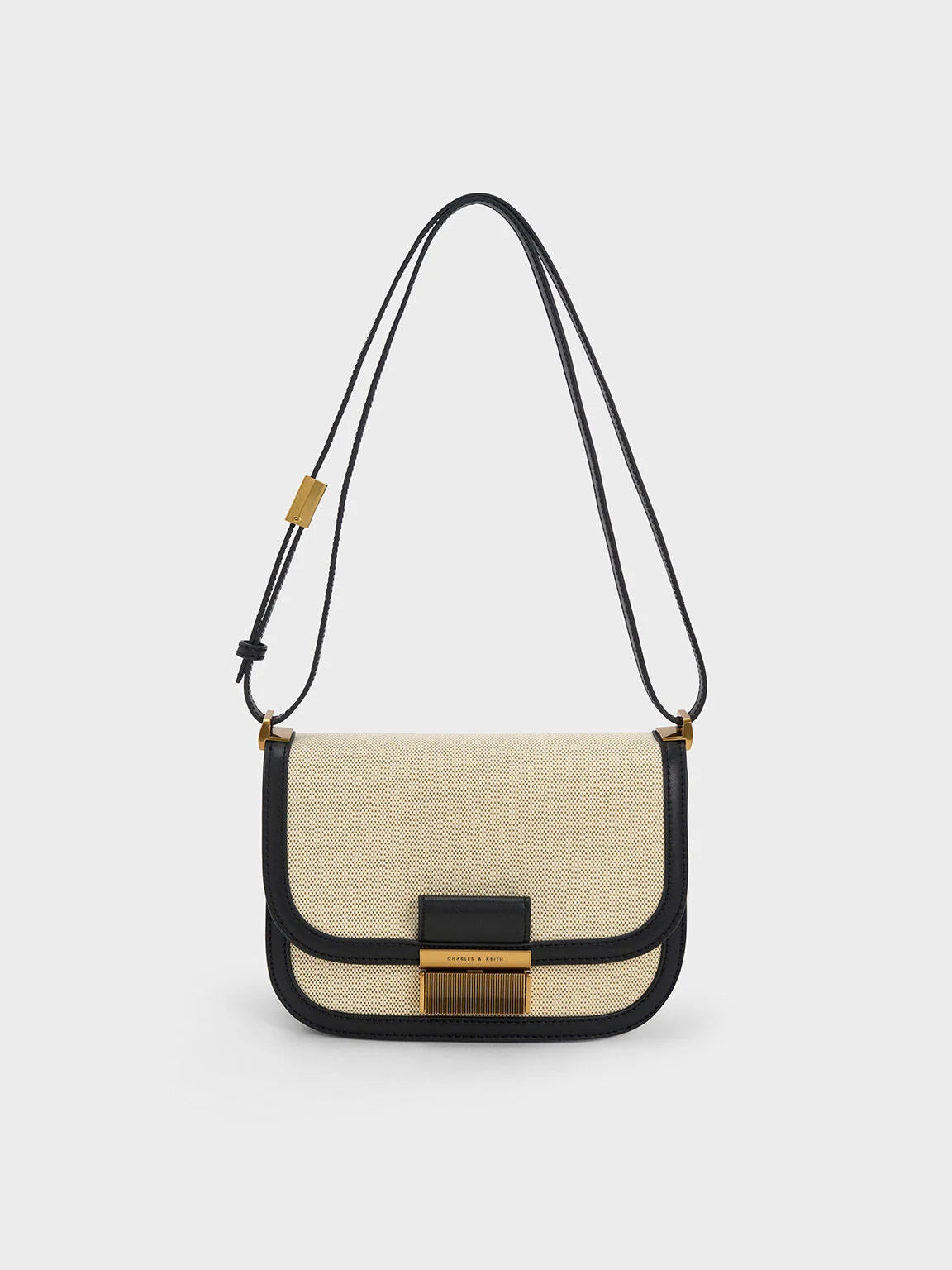Charles & Ke*th - Charlot Canvas Crossbody Bag - Black (AD-SEP)