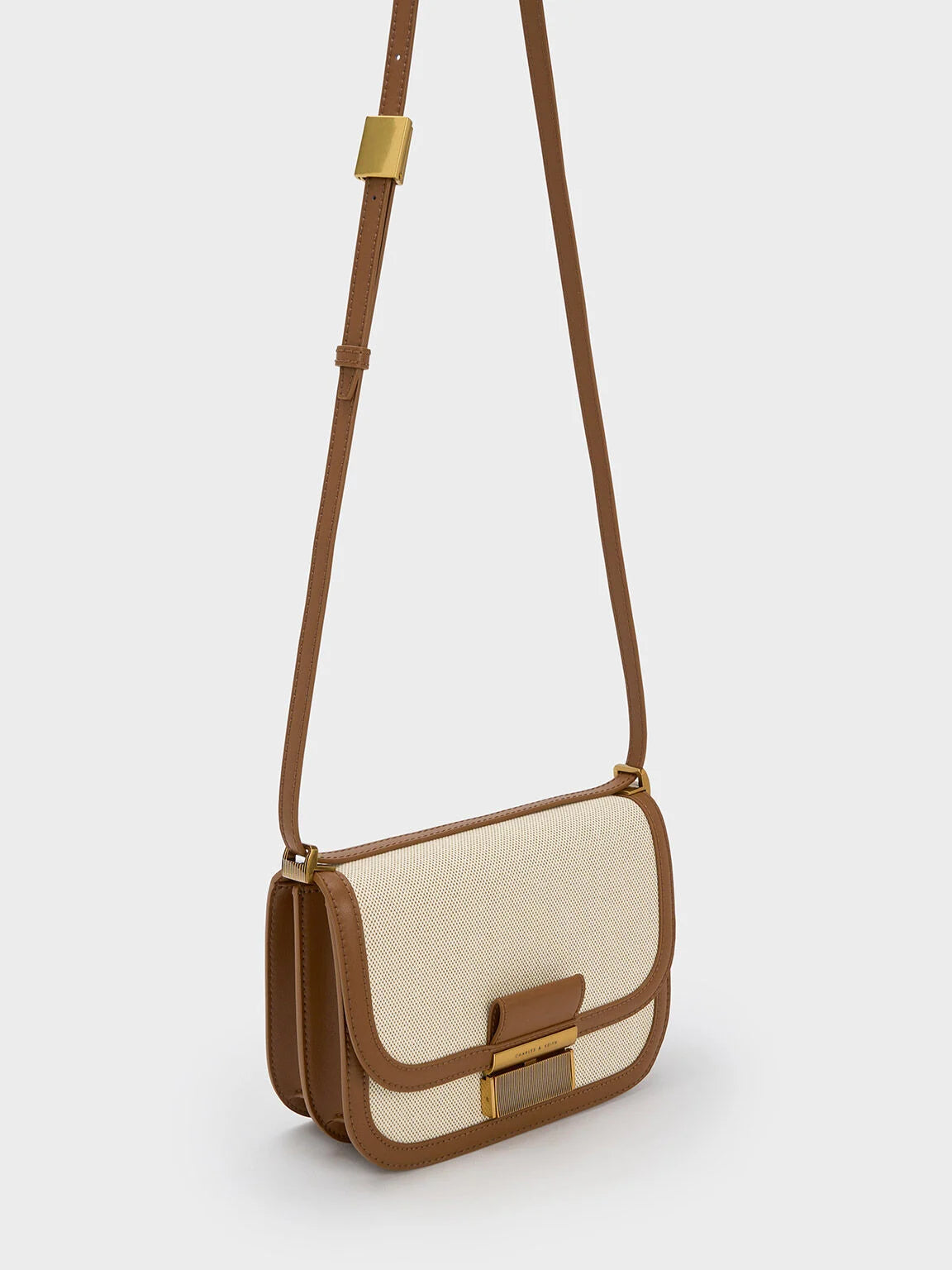 Charles & Ke*th - Charlot Canvas Crossbody Bag - Chocolate (AD-June)