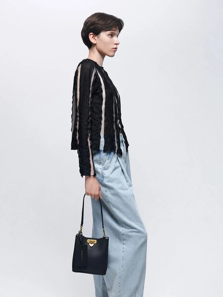 Charles & Ke*th - Alcott Bucket Bag - Black (AD-Oct)