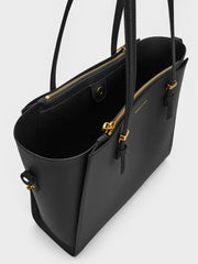 Charles & Ke*th -  Sansa Tote Bag - Black - Mid-Nov