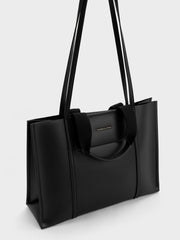 Charles & Ke*th - Shalia Tote Bag - Black - Mid-Nov