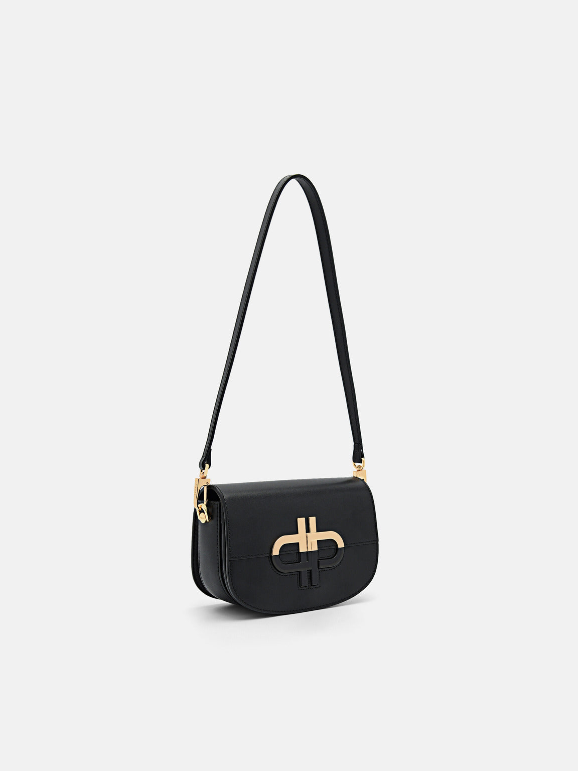PEDR*  Icon Mini Leather Shoulder Bag - Black (AD-Sep)