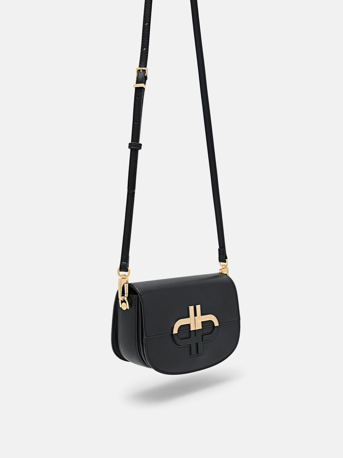 PEDR*  Icon Mini Leather Shoulder Bag - Black (AD-Sep)