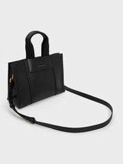 Charles & Ke*th - Mini Shalia Tote Bag - Black - Exp. Launch: 01/10/2024